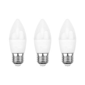 Лампа светодиодная Свеча CN 11,5Вт E27 1093Лм 4000K нейтральный свет (3 шт/уп) REXANT 